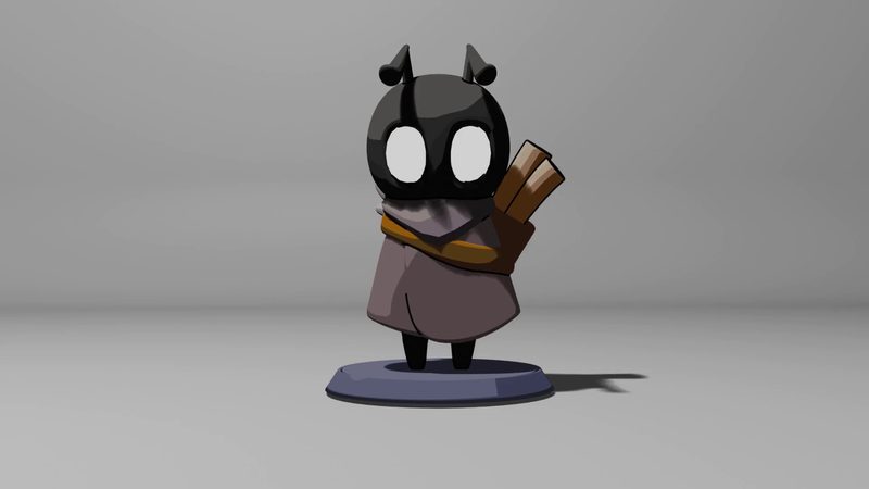 Ant character turntable still