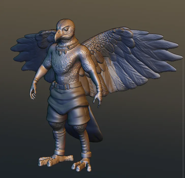 Preview of Aarakocra Miniature