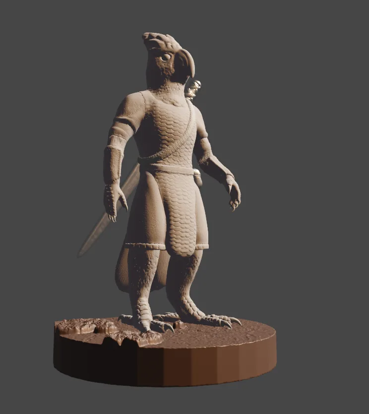 Preview of Cockatoo Dnd Character